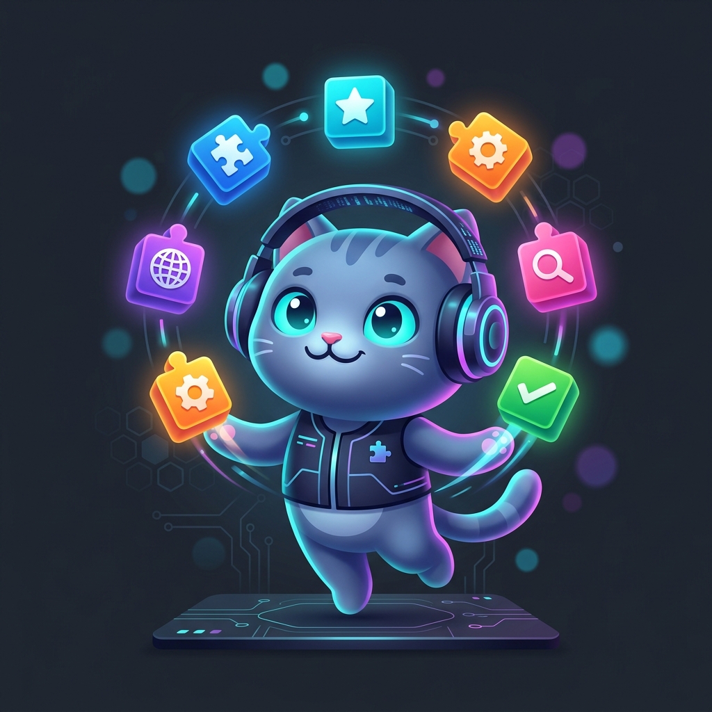 HaYTooL Cat Mascot managing extensions