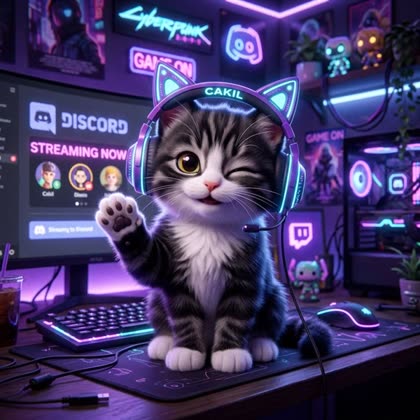 FakeLord Gamer Kedisi Çakıl